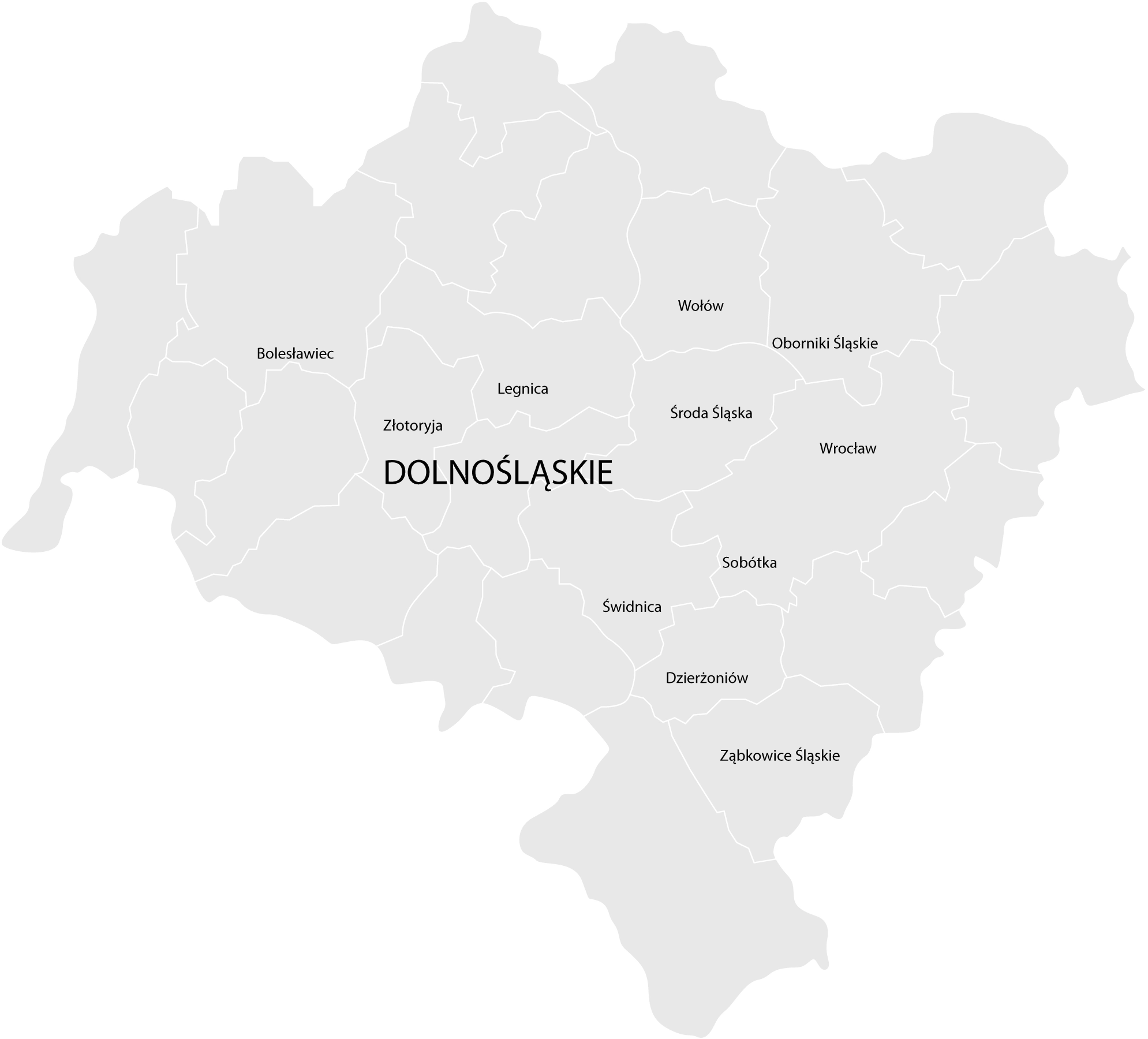 Oddziały mapa